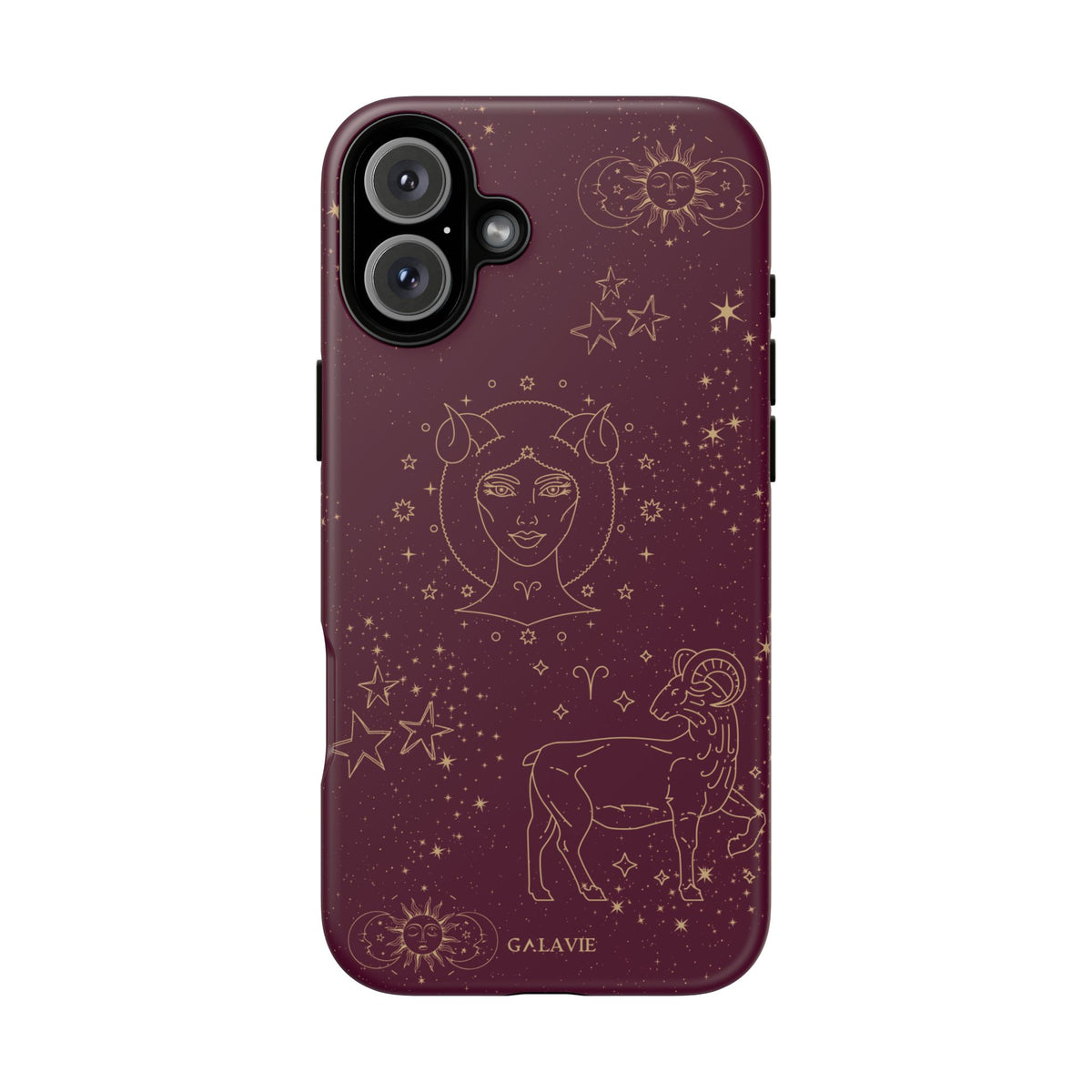Aries Zodiac Phone Case – Merlot