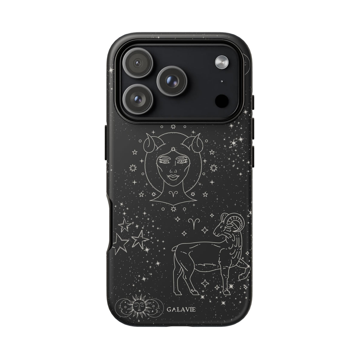 Aries Zodiac Phone Case – Noir