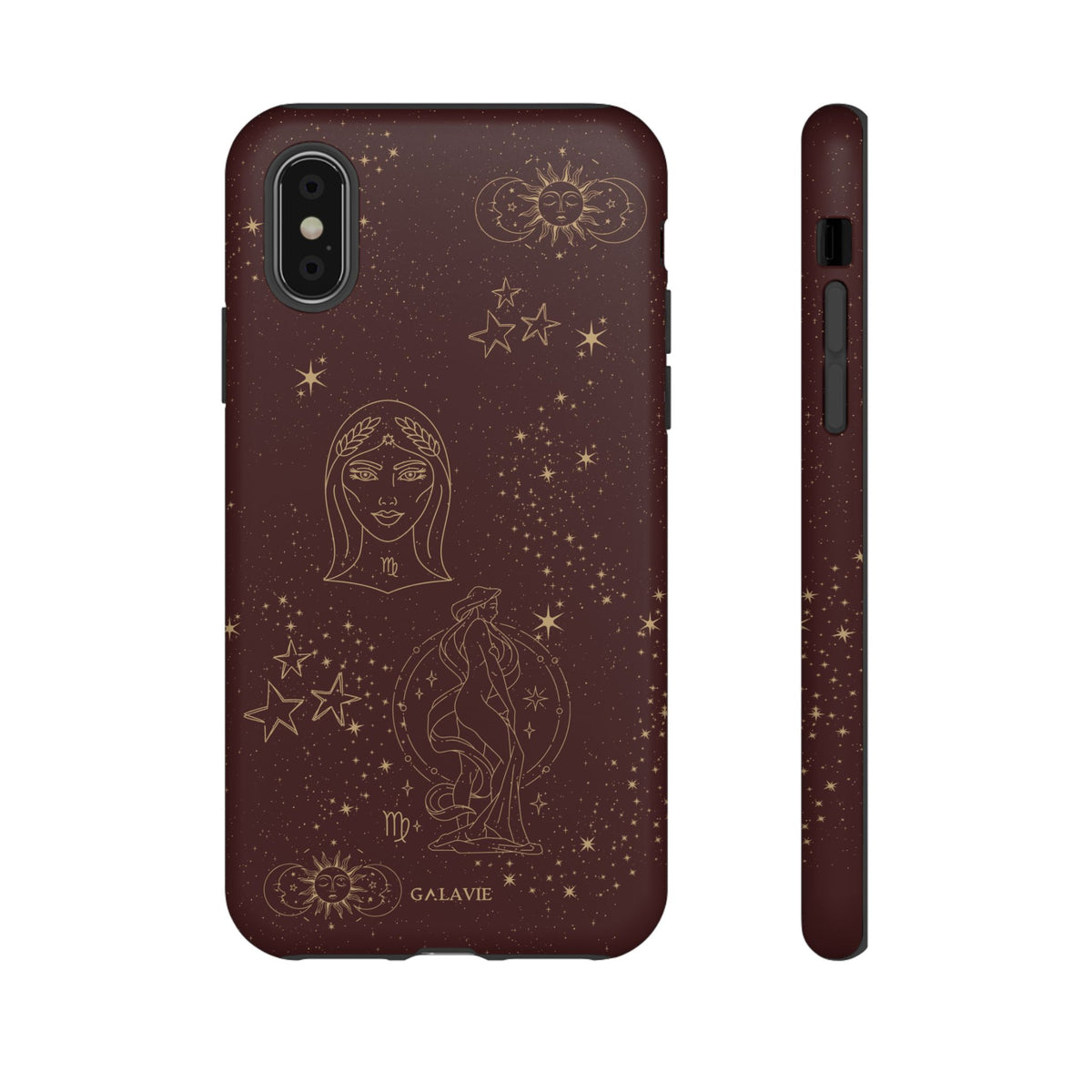 Virgo Zodiac Phone Case – Chocolate