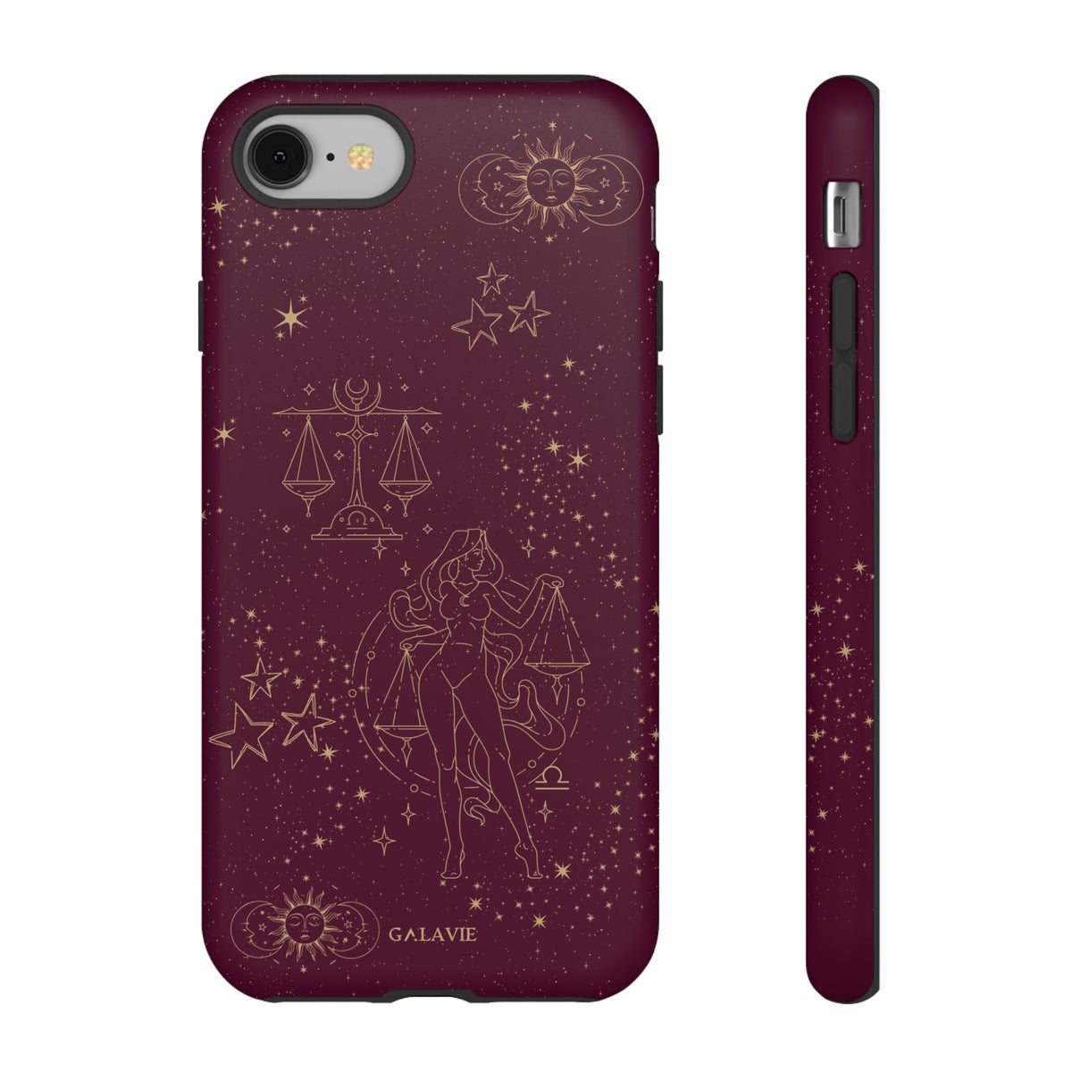 Libra Zodiac Phone Case – Merlot