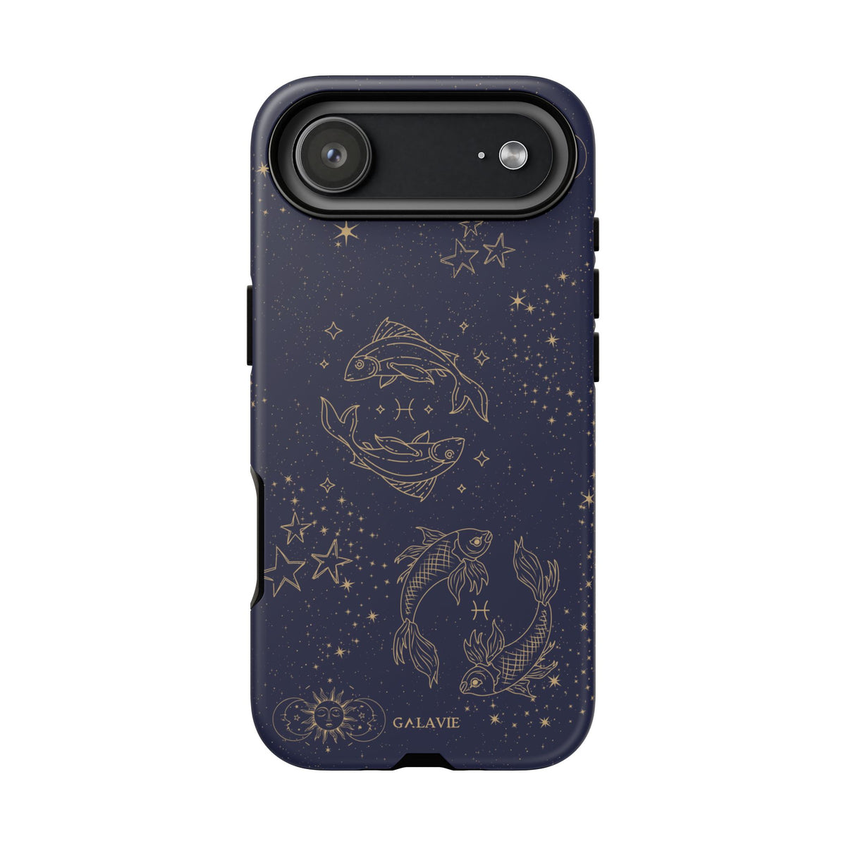 Pisces Zodiac Phone Case – Navy