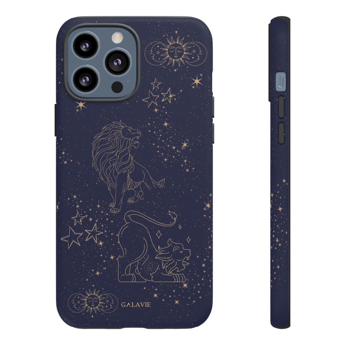Leo Zodiac Phone Case – Navy