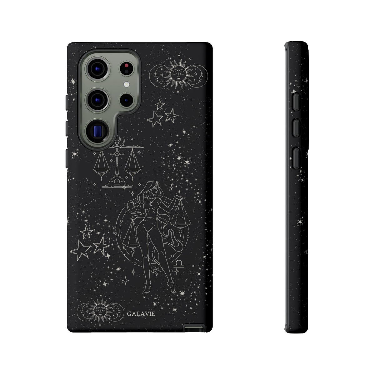 Libra Zodiac Phone Case – Noir