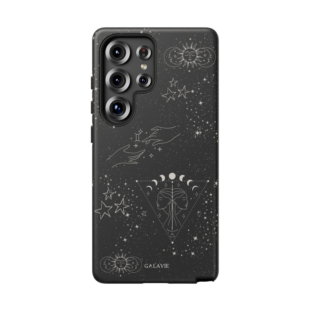 Gemini Zodiac Phone Case – Noir