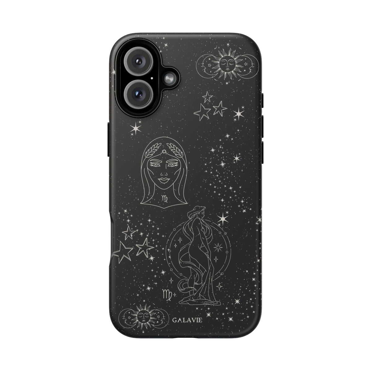 Virgo Zodiac Phone Case – Noir