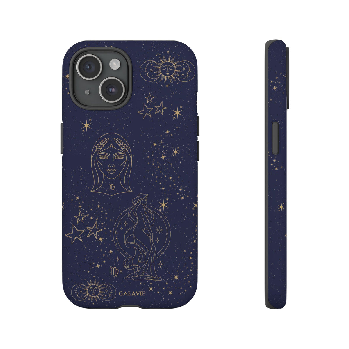 Virgo Zodiac Phone Case – Navy