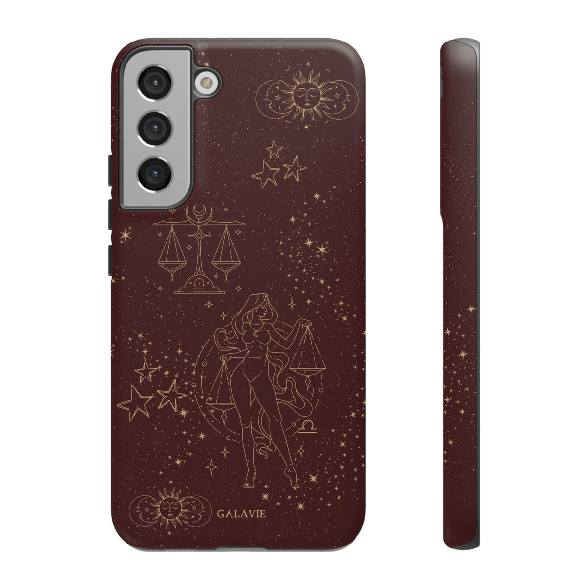 Libra Zodiac Phone Case – Chocolate