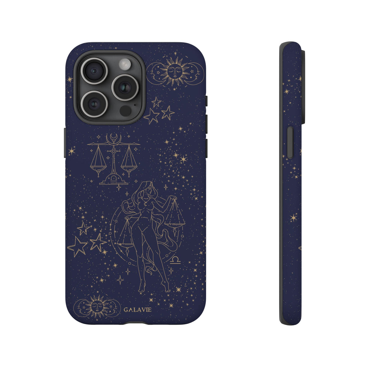Libra Zodiac Phone Case – Navy