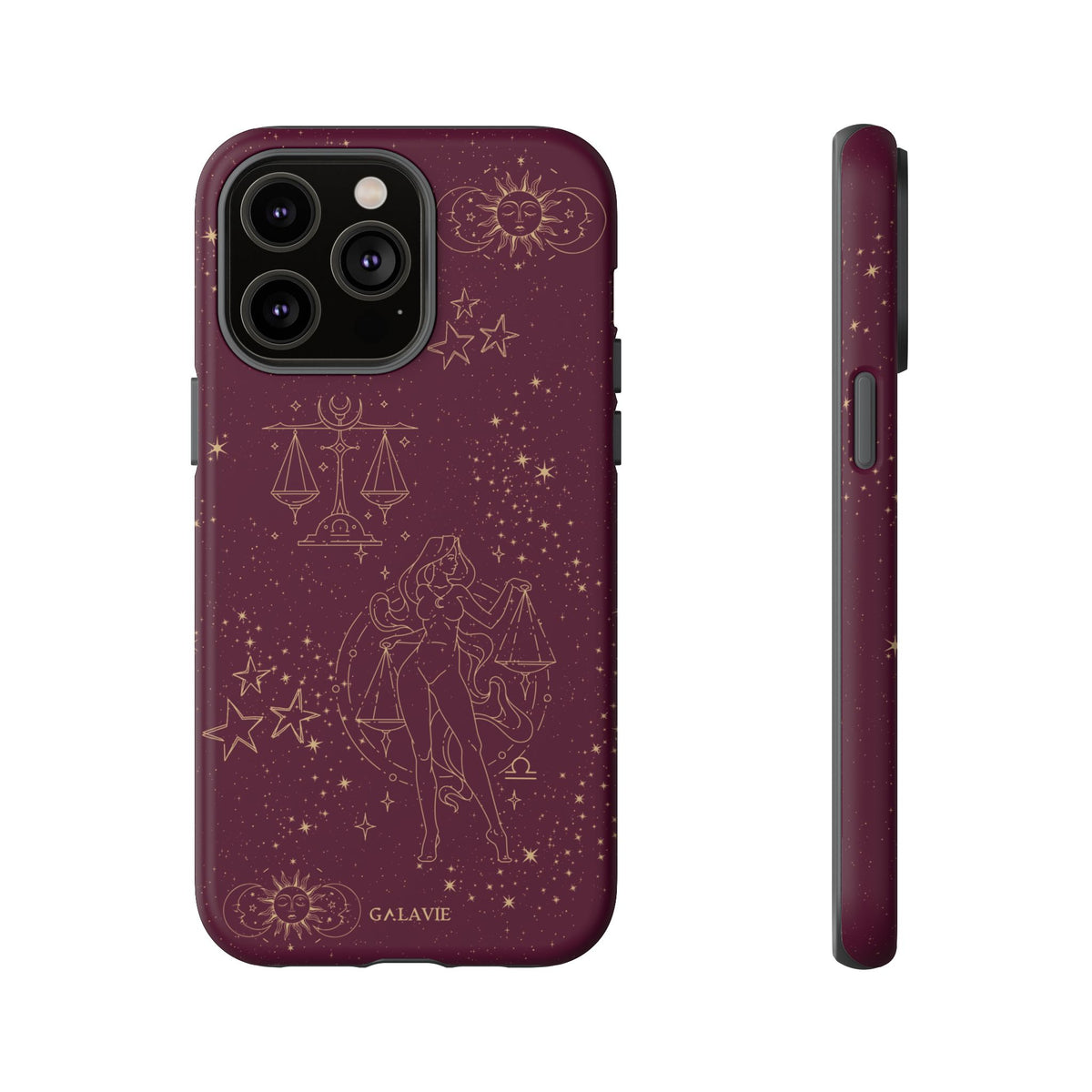 Libra Zodiac Phone Case – Merlot