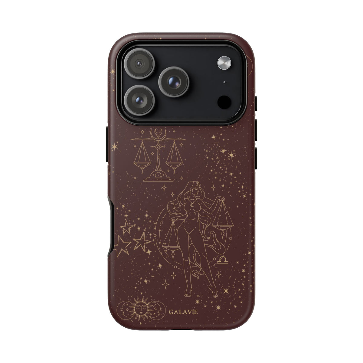 Libra Zodiac Phone Case – Chocolate