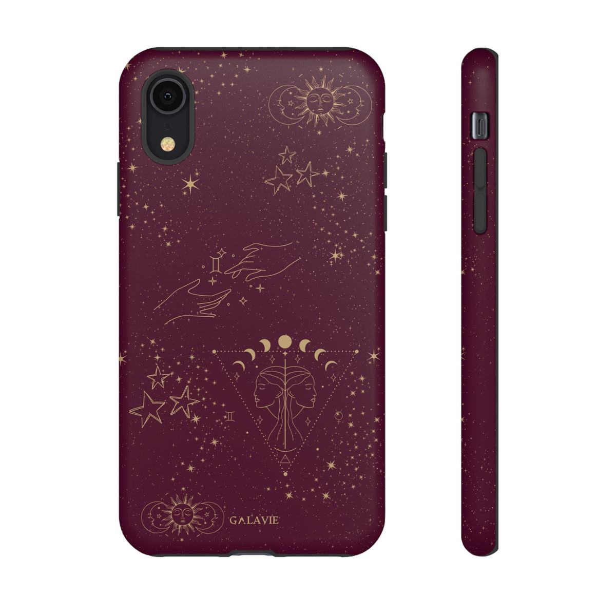 Gemini Zodiac Phone Case – Merlot