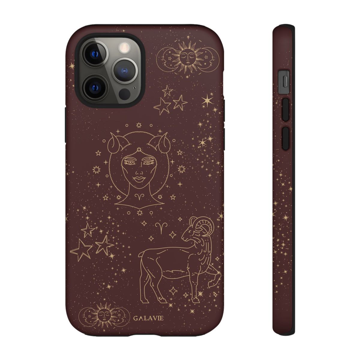 Aries Zodiac Phone Case – Chocolate