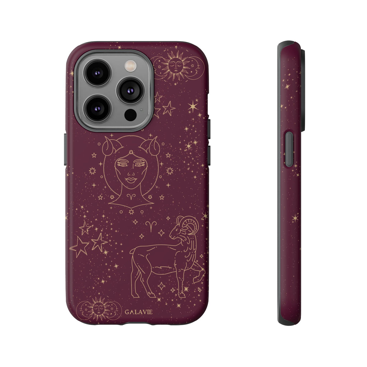 Aries Zodiac Phone Case – Merlot