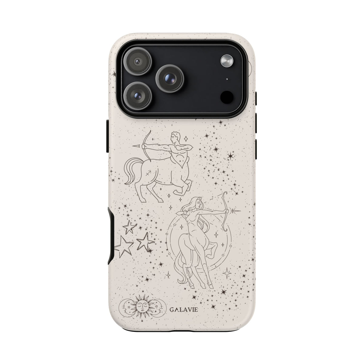 Sagittarius Zodiac Phone Case – Cream