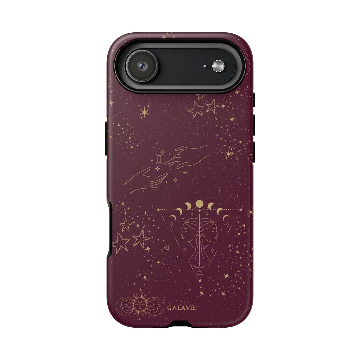 Gemini Zodiac Phone Case – Merlot