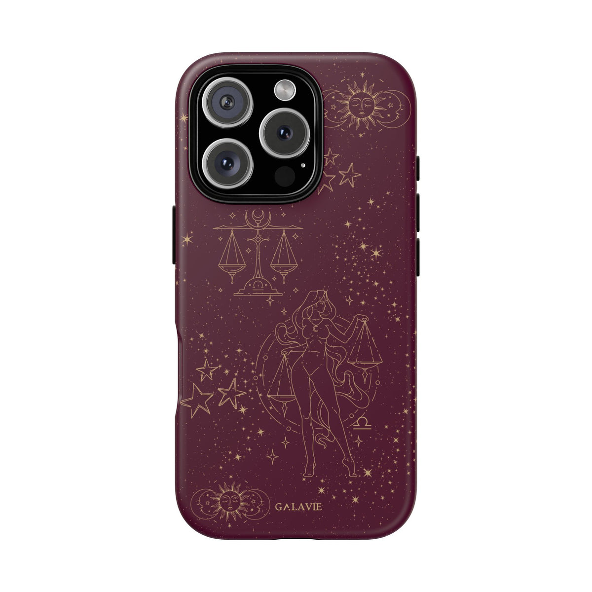 Libra Zodiac Phone Case – Merlot