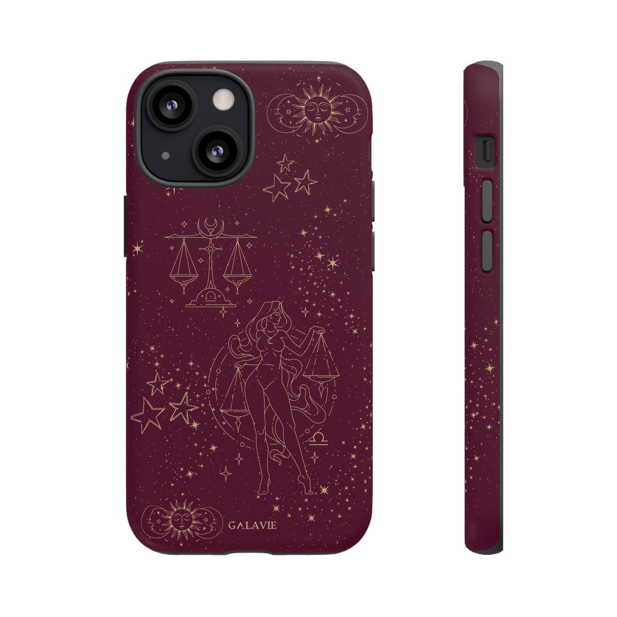 Libra Zodiac Phone Case – Merlot