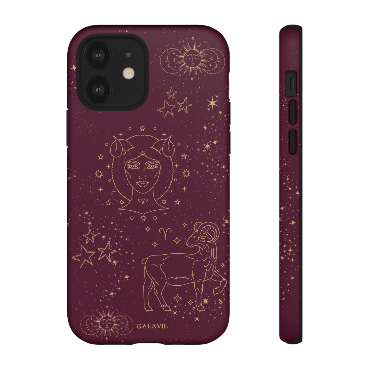 Aries Zodiac Phone Case – Merlot