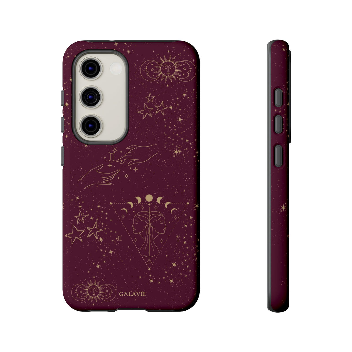 Gemini Zodiac Phone Case – Merlot