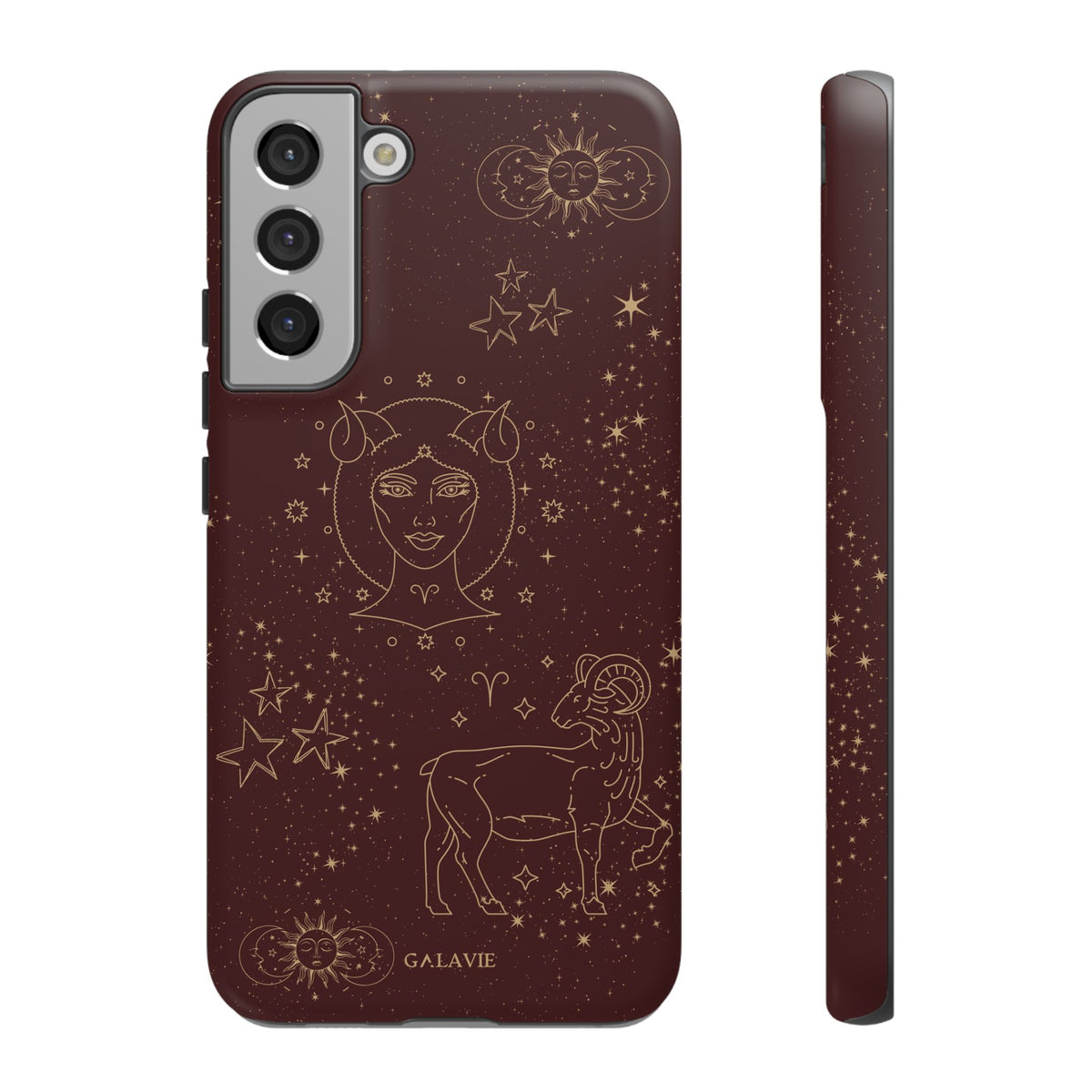 Aries Zodiac Phone Case – Chocolate