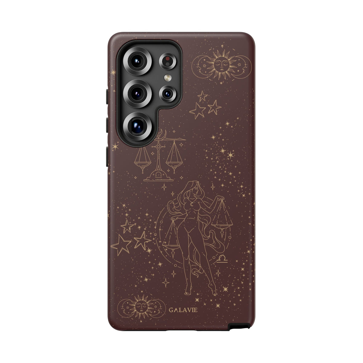 Libra Zodiac Phone Case – Chocolate