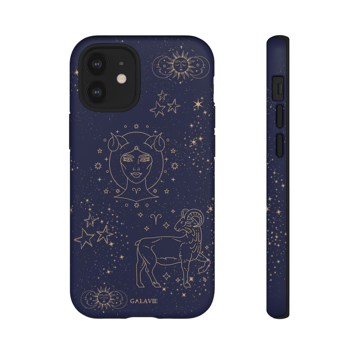 Aries Zodiac Phone Case – Navy