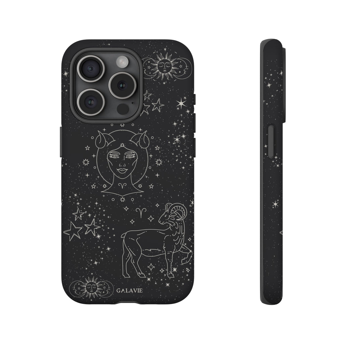 Aries Zodiac Phone Case – Noir