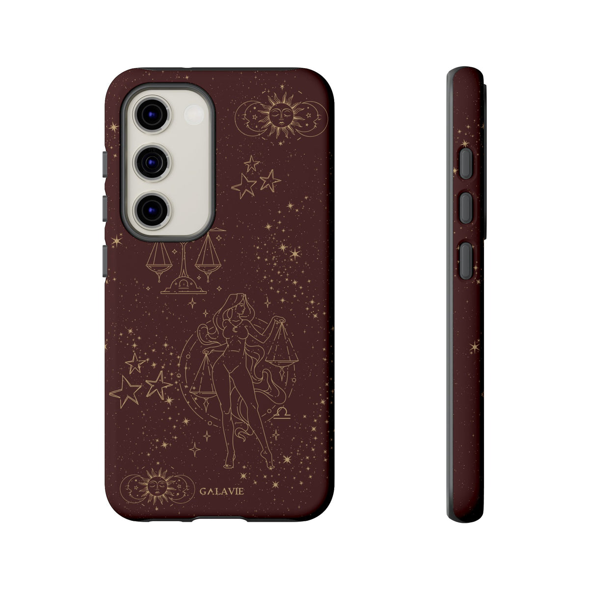 Libra Zodiac Phone Case – Chocolate