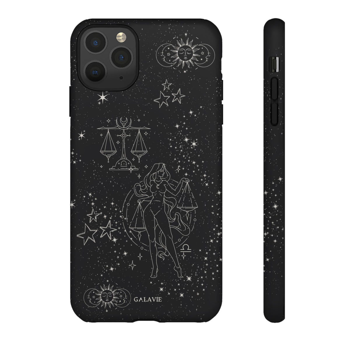 Libra Zodiac Phone Case – Noir