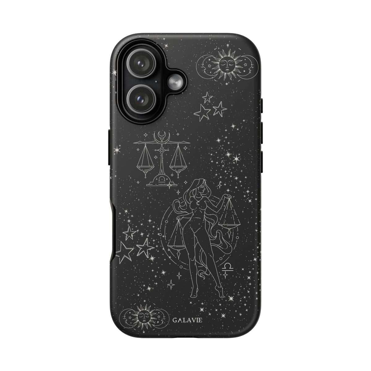 Libra Zodiac Phone Case – Noir