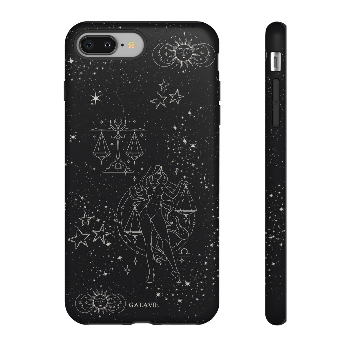 Libra Zodiac Phone Case – Noir