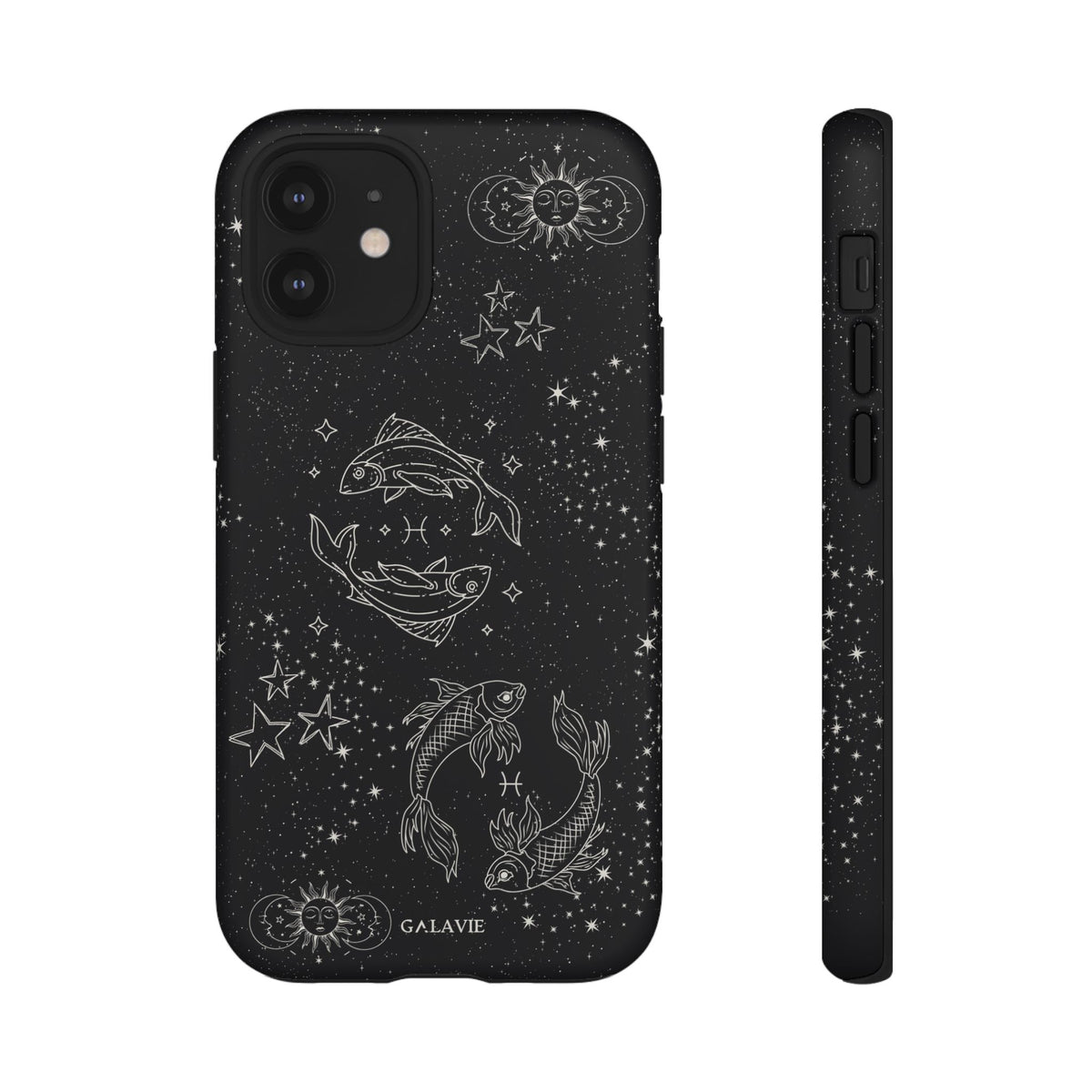 Pisces Zodiac Phone Case – Noir