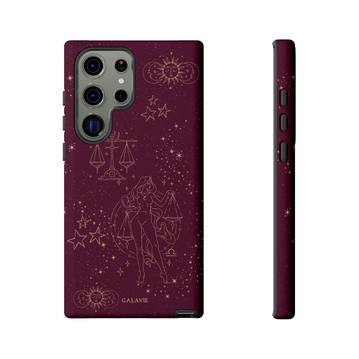Libra Zodiac Phone Case – Merlot