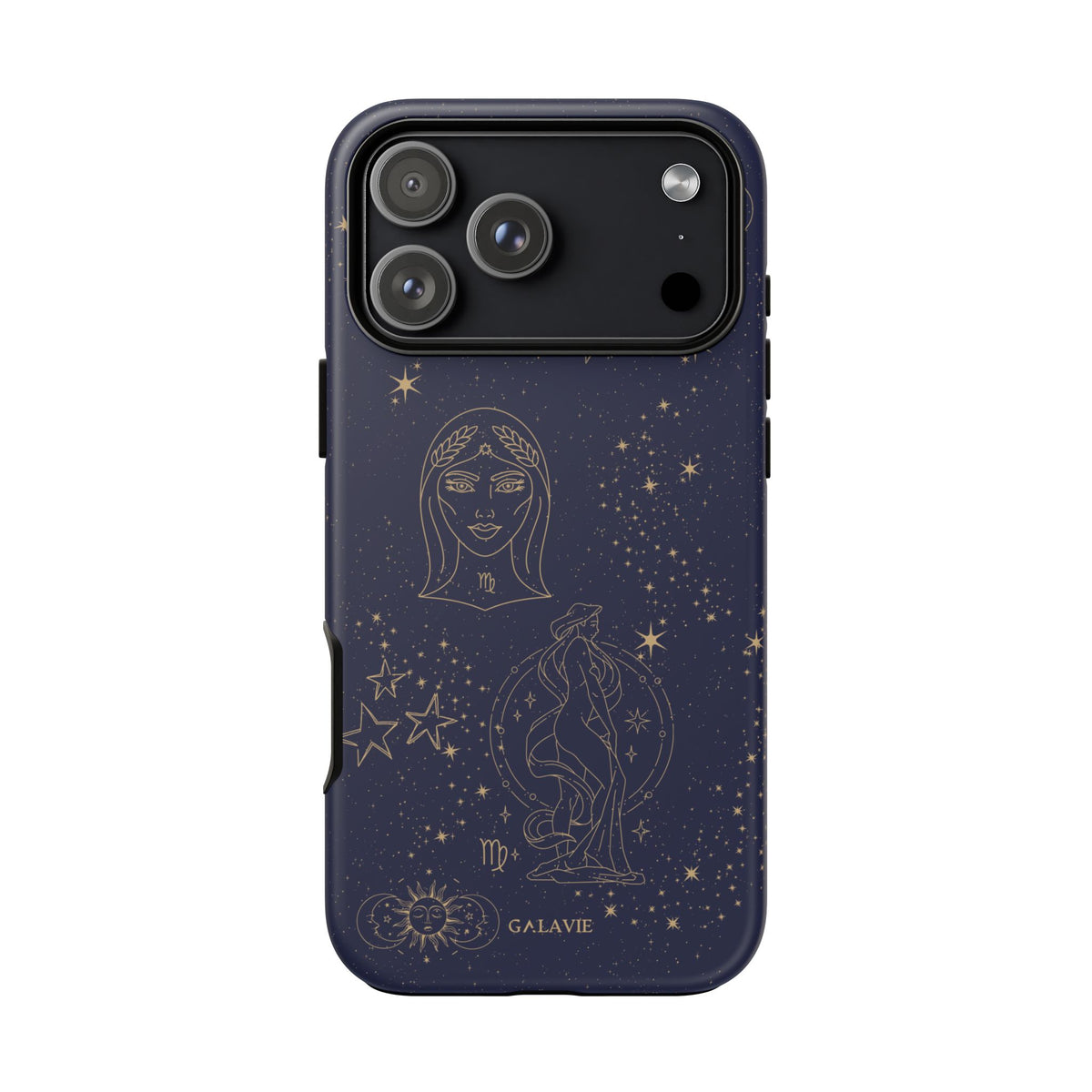 Virgo Zodiac Phone Case – Navy