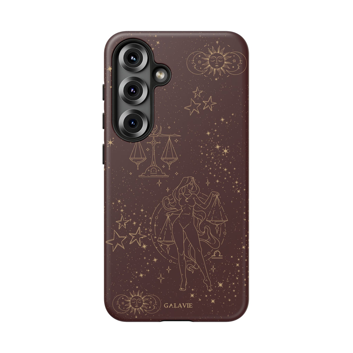 Libra Zodiac Phone Case – Chocolate