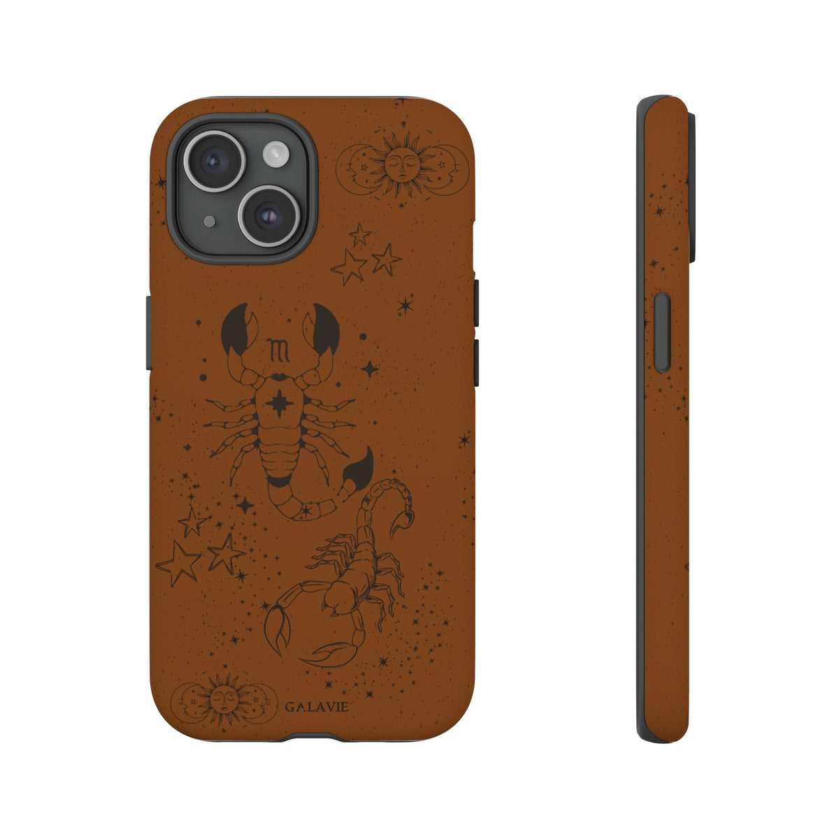 Scorpio Zodiac Phone Case – Cognac