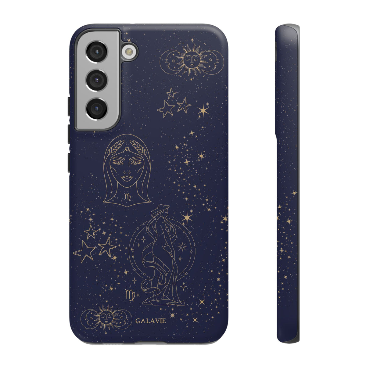 Virgo Zodiac Phone Case – Navy