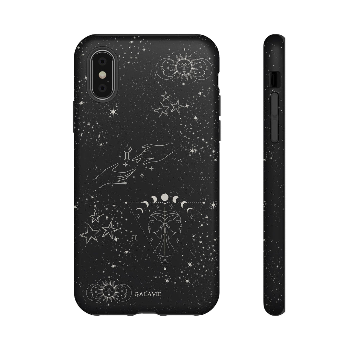 Gemini Zodiac Phone Case – Noir