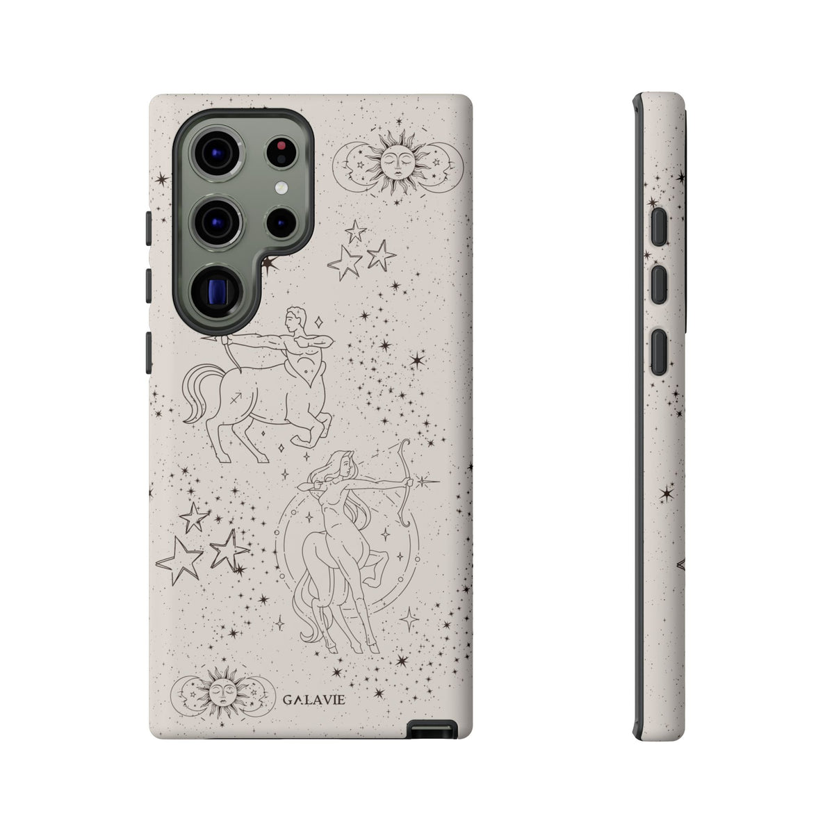 Sagittarius Zodiac Phone Case – Cream
