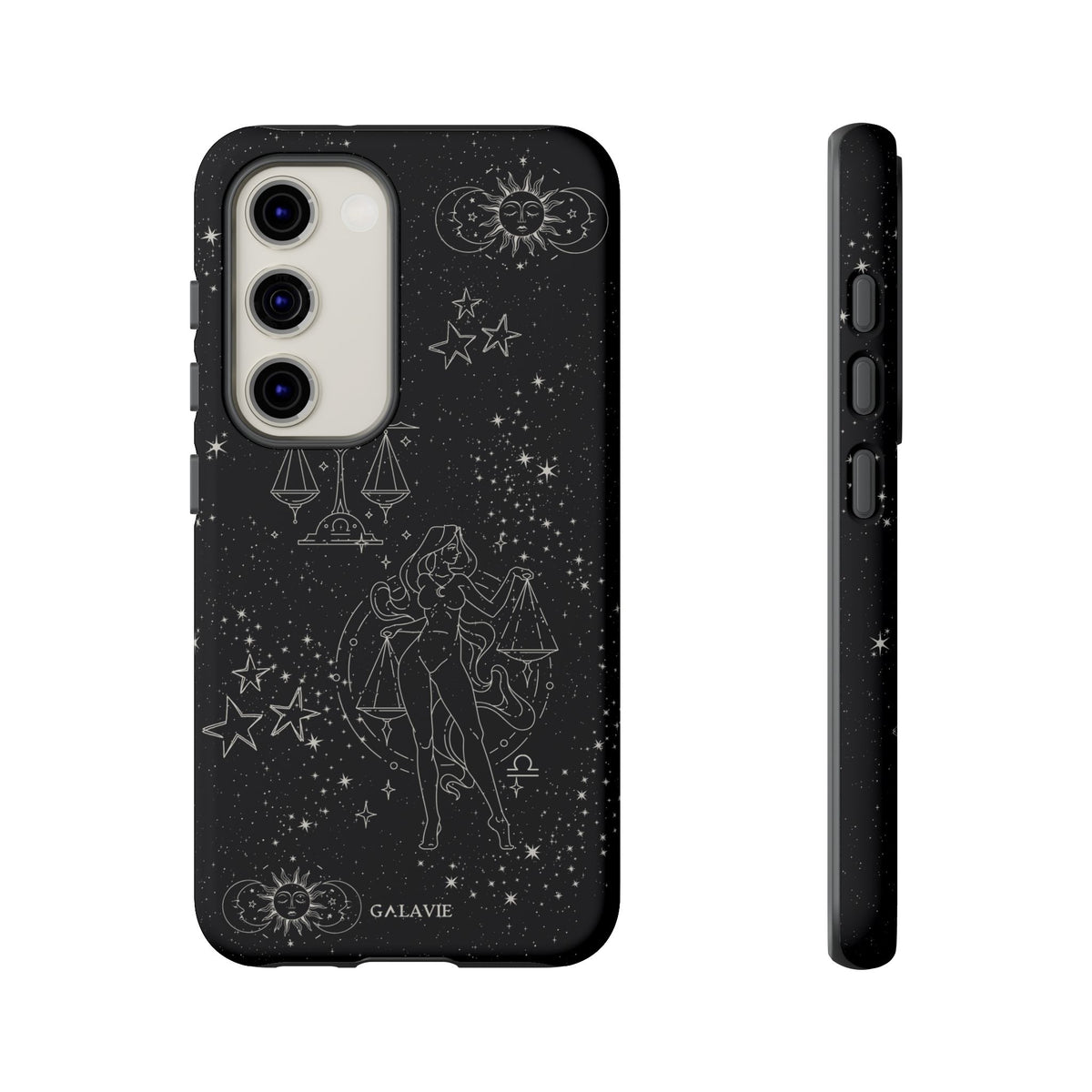 Libra Zodiac Phone Case – Noir