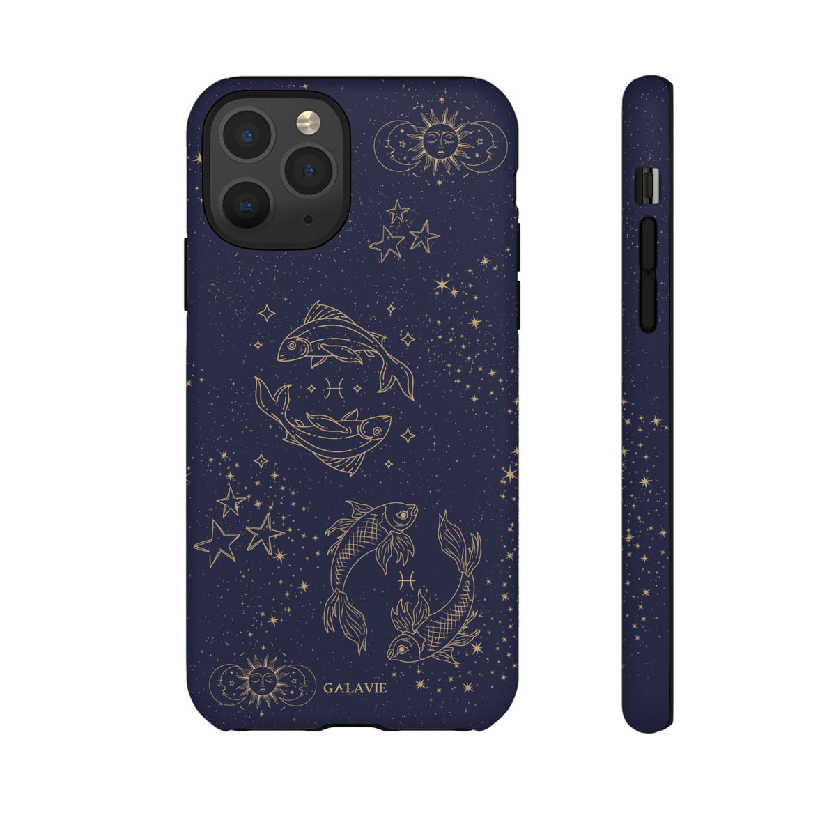 Pisces Zodiac Phone Case – Navy