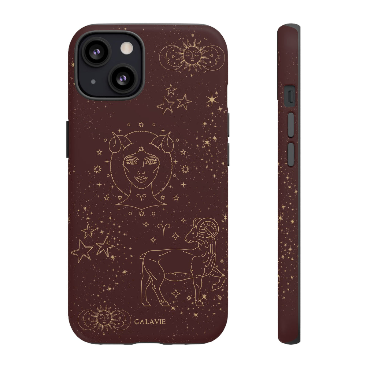Aries Zodiac Phone Case – Chocolate