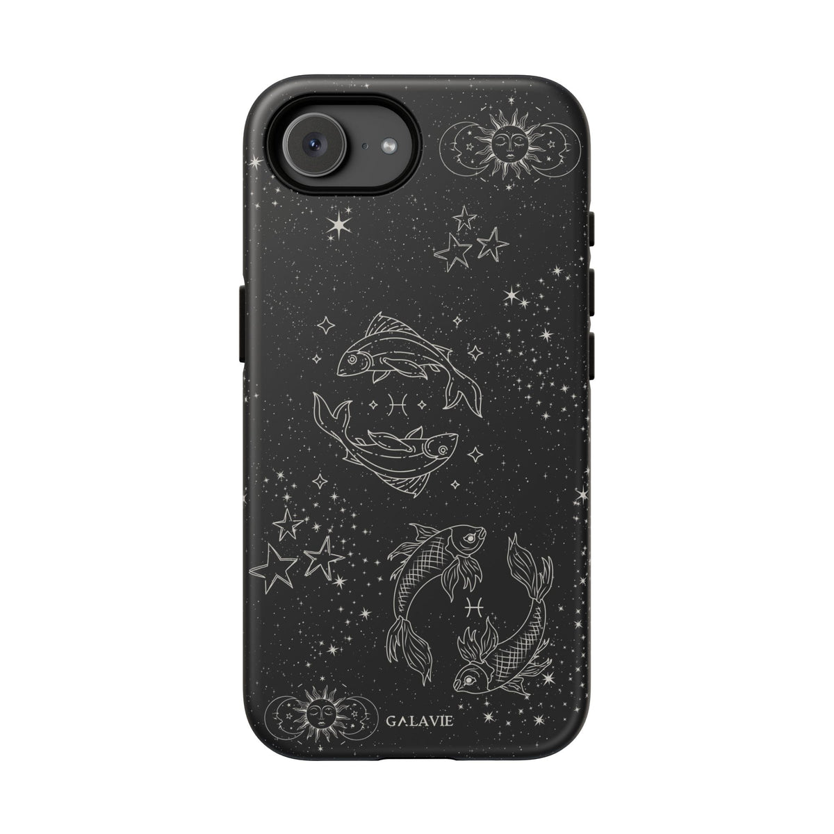 Pisces Zodiac Phone Case – Noir