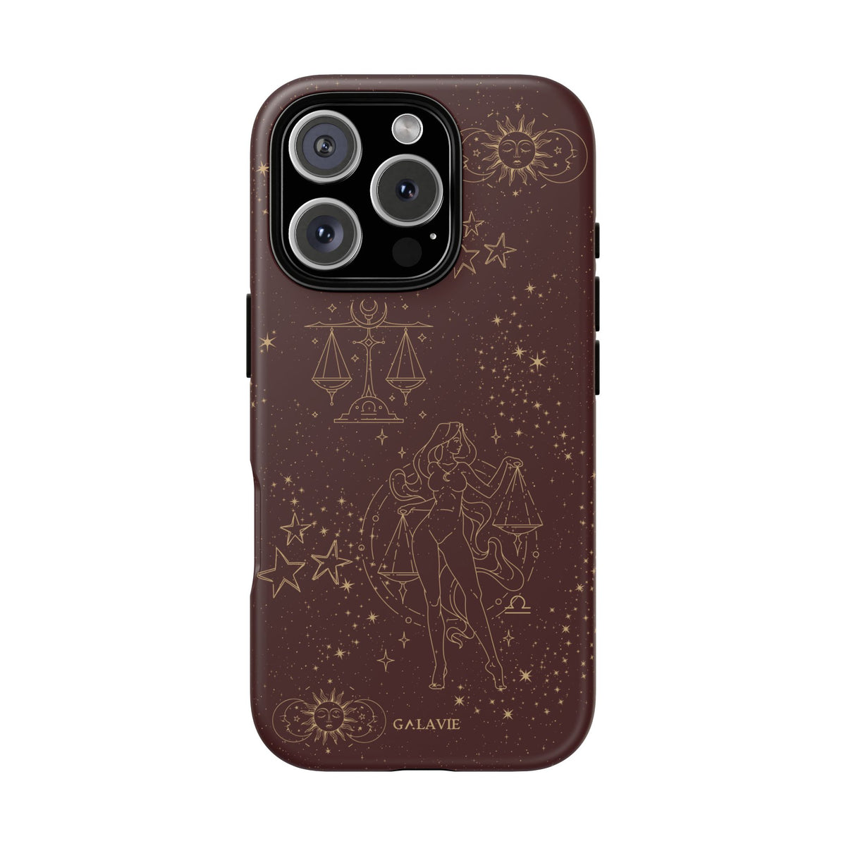 Libra Zodiac Phone Case – Chocolate