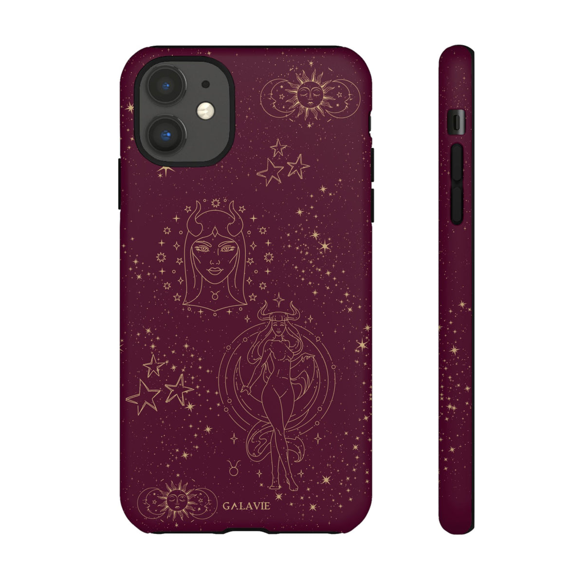 Taurus Zodiac Phone Case – Merlot