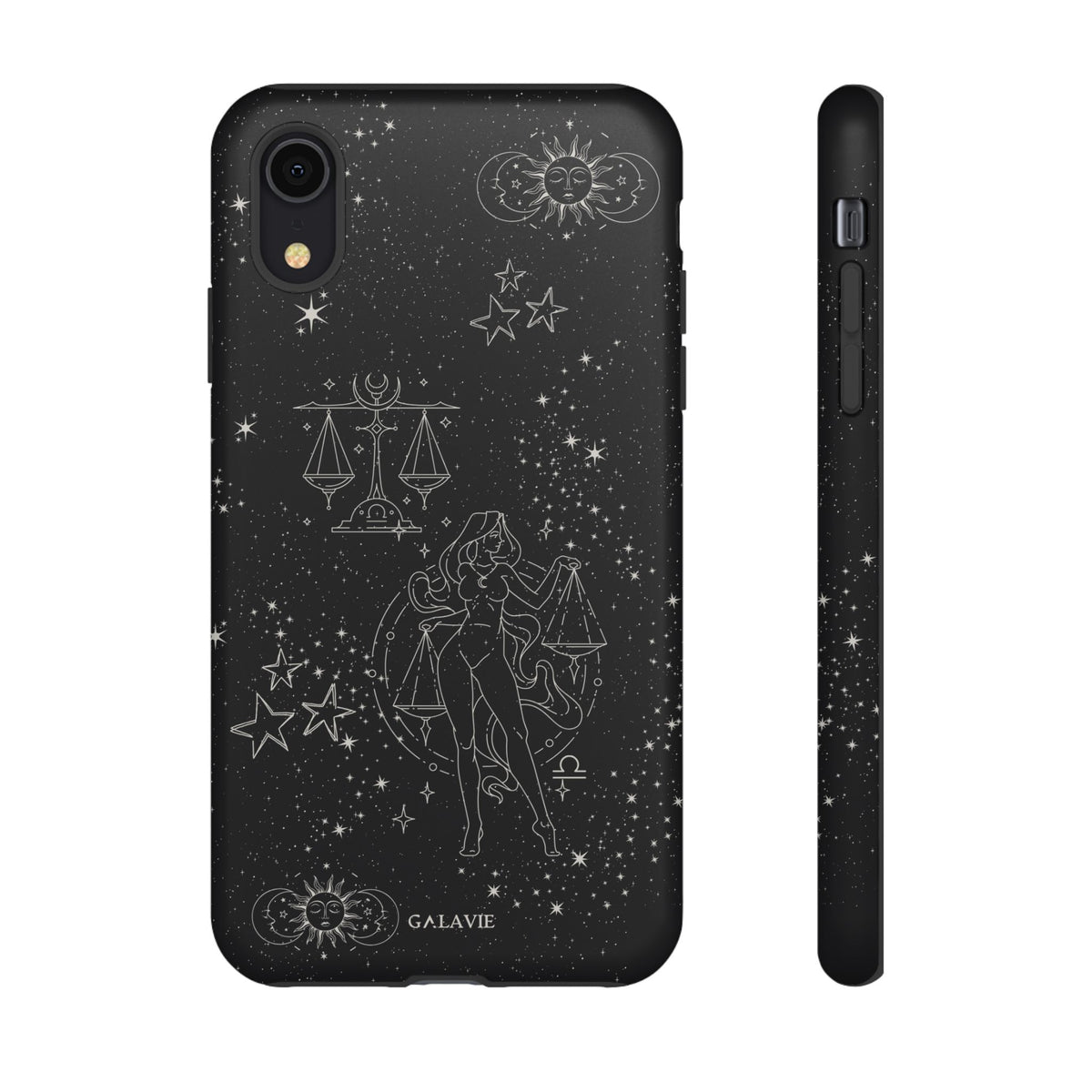 Libra Zodiac Phone Case – Noir