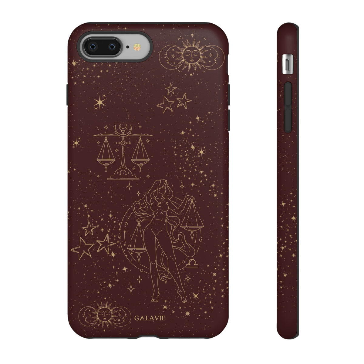 Libra Zodiac Phone Case – Chocolate