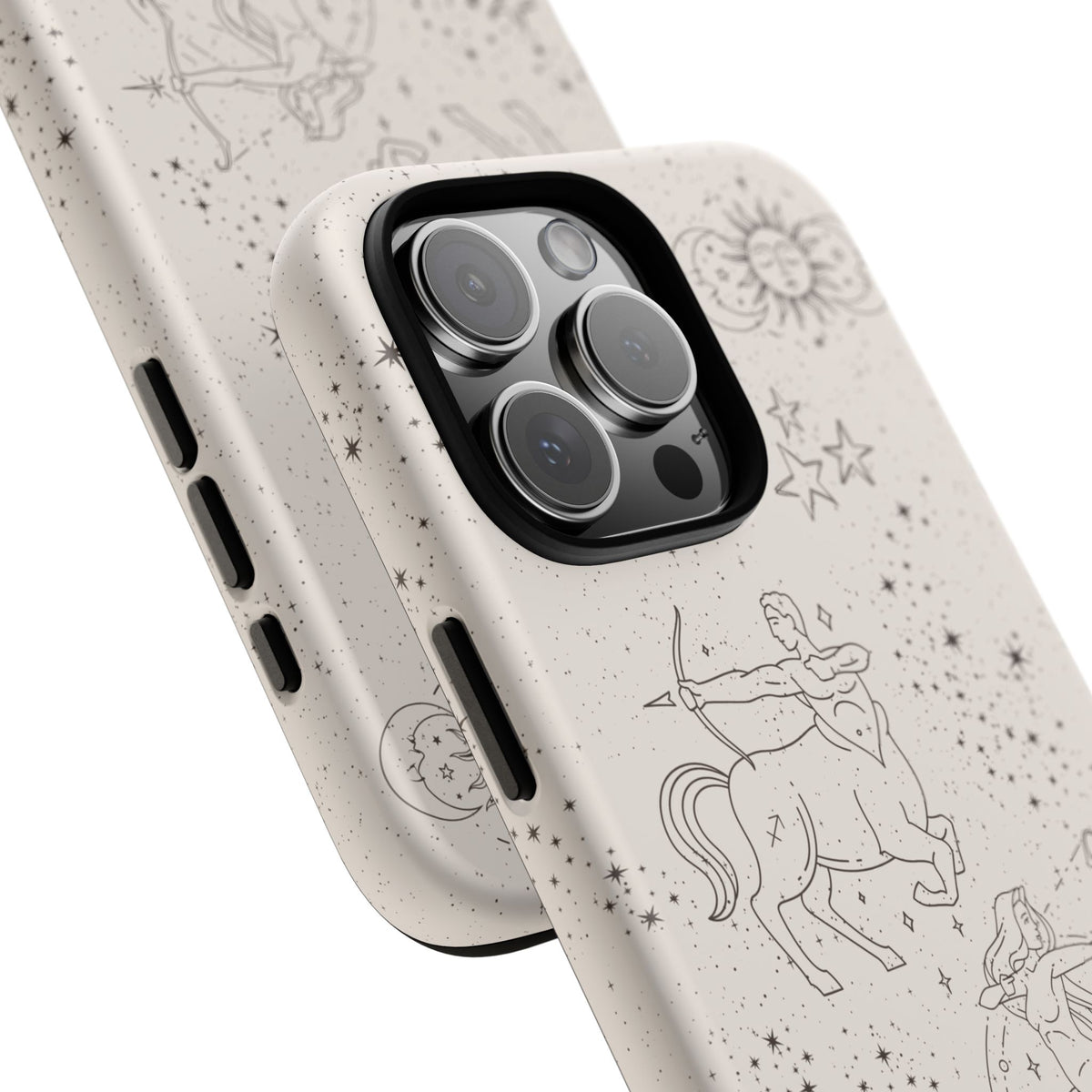 Sagittarius Zodiac Phone Case – Cream