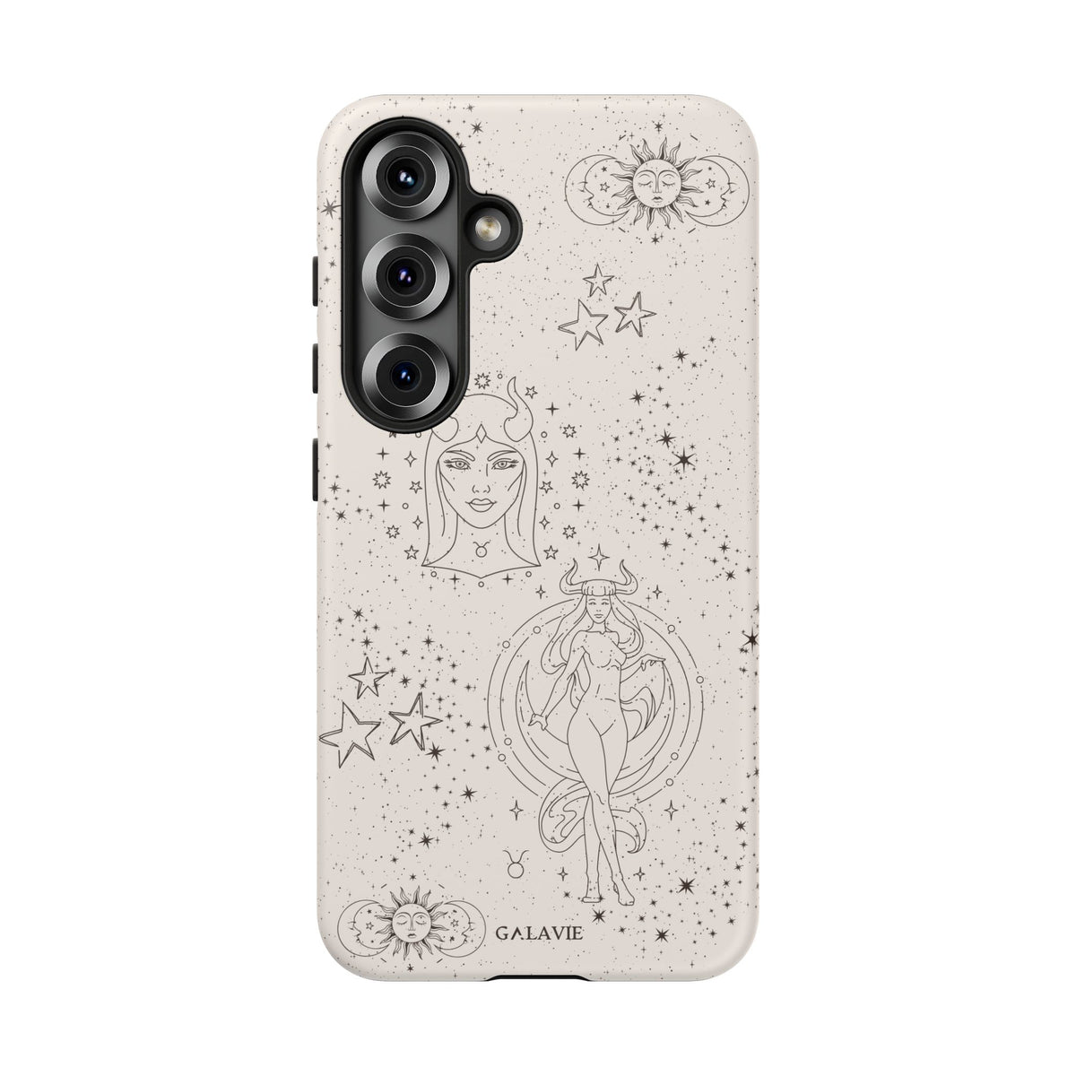 Taurus Zodiac Phone Case – Cream