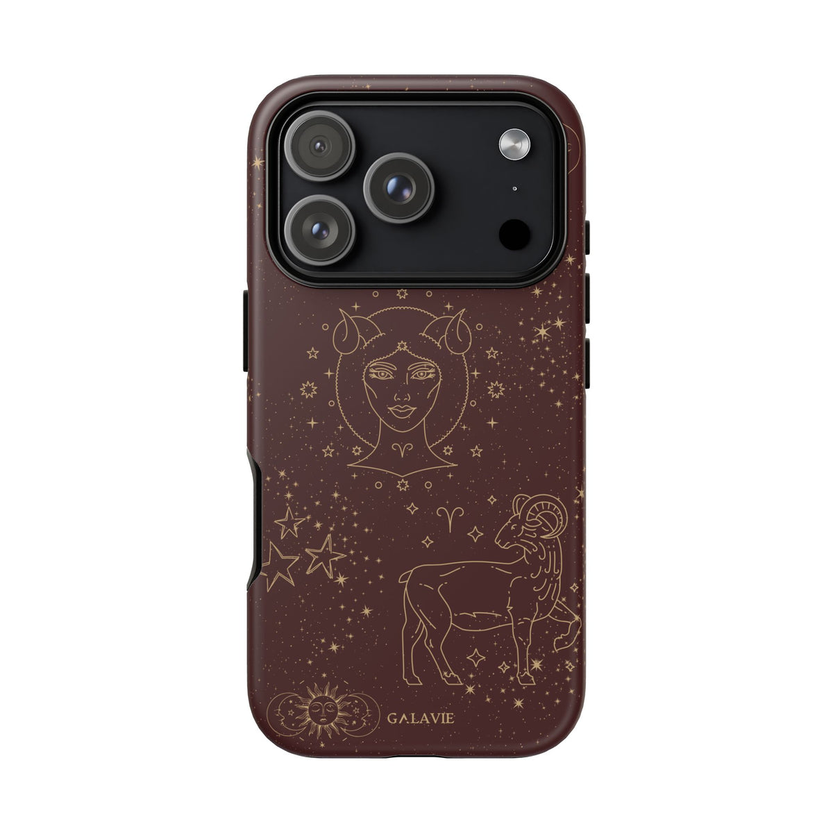 Aries Zodiac Phone Case – Chocolate